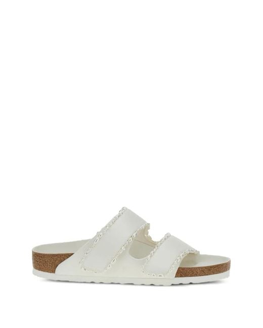 Birkenstock White X Danielle Frankel Arizona Sandals