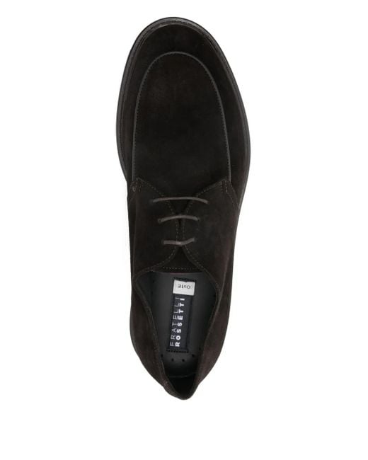 Fratelli Rossetti Derby-Schuhe aus Wildleder in Black für Herren