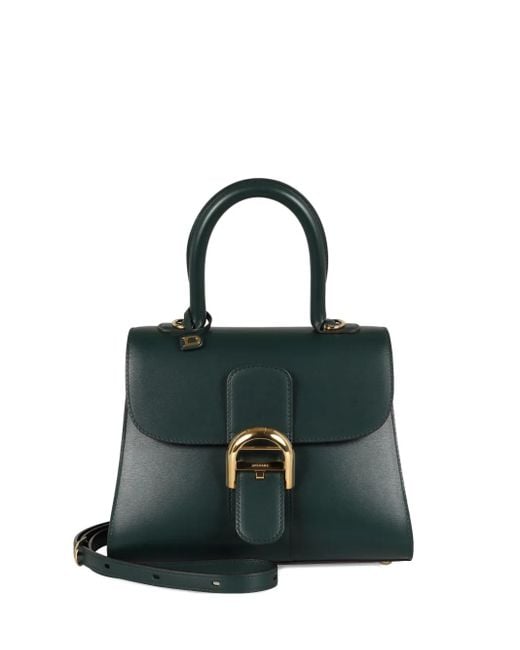 Delvaux Black Brillant Pm Leather Tote Bag