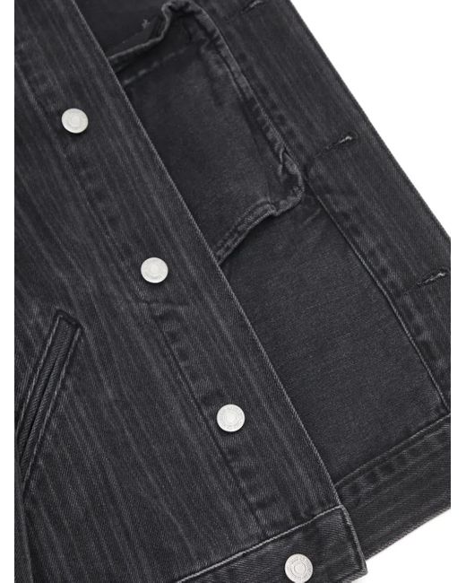 Carhartt Black Zip-Pocket Denim Jacket