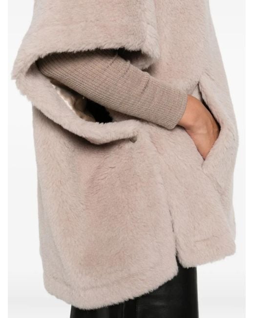 Mantella Teddy di Max Mara in Gray