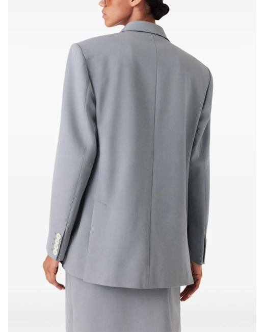 Stella McCartney Blue Double-Breasted Blazer