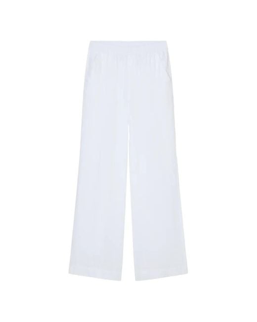 Closed White Winona Elasticated-Waistband Trousers