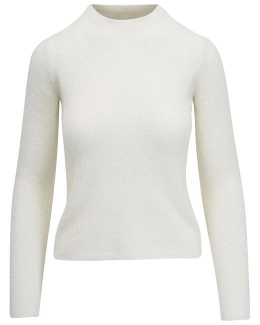 Vince White Bouclé Jumper