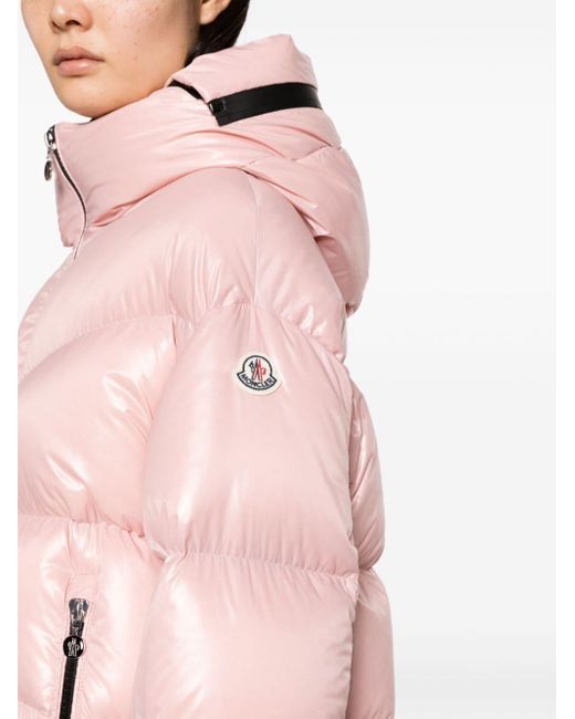 Moncler quilted hooded jacket deals