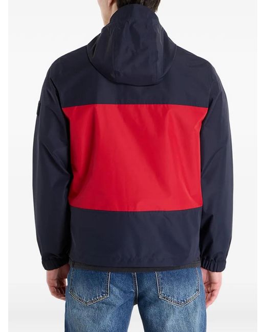Tommy Hilfiger Blue Reversible Hooded Jacket for men