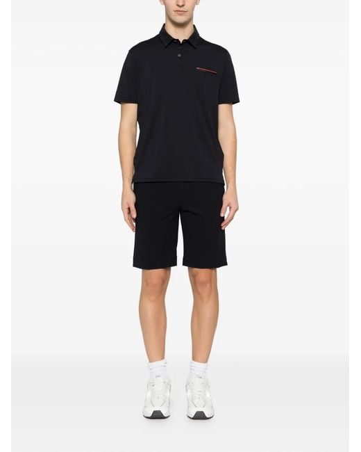 Rrd Black Short Boutonné for men