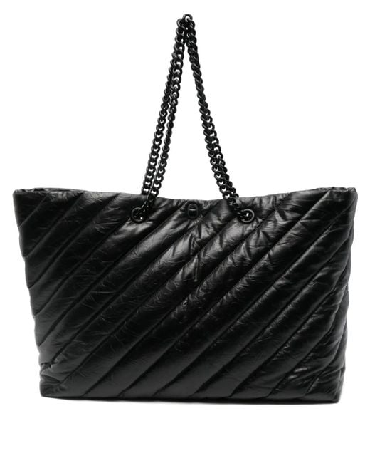 Borsa Tote Carry All Trapuntata di Balenciaga in Black