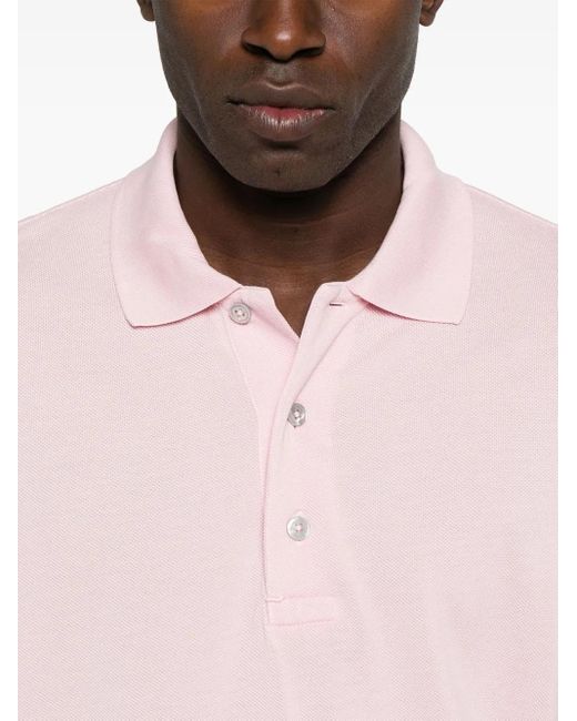 Tom Ford Pink Light Short-Sleeve Polo for men
