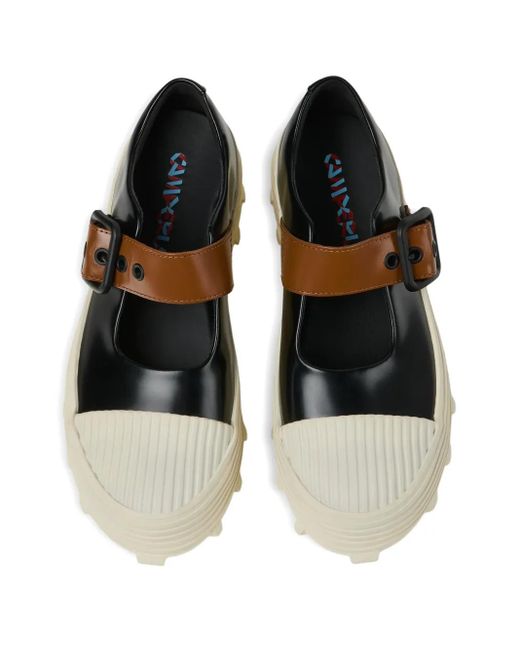 CAMPERLAB Traktori Loafers Met Plateauzool En Gesp in het Black