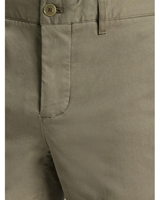 Lacoste Green Slim-Cut Twill Trousers for men