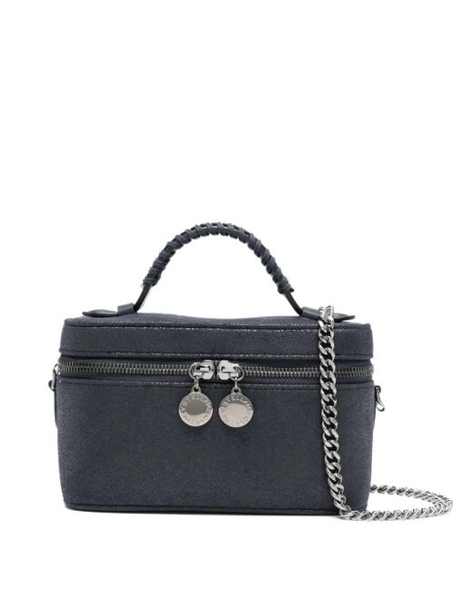 Stella McCartney Blue Tote Bag mit Flechthenkel