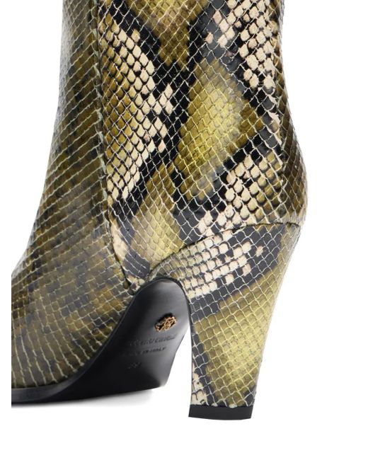 Roberto Cavalli White Knee-High Boots