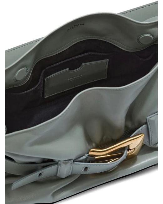Balmain Blue Medium Anthem Shoulder Bag