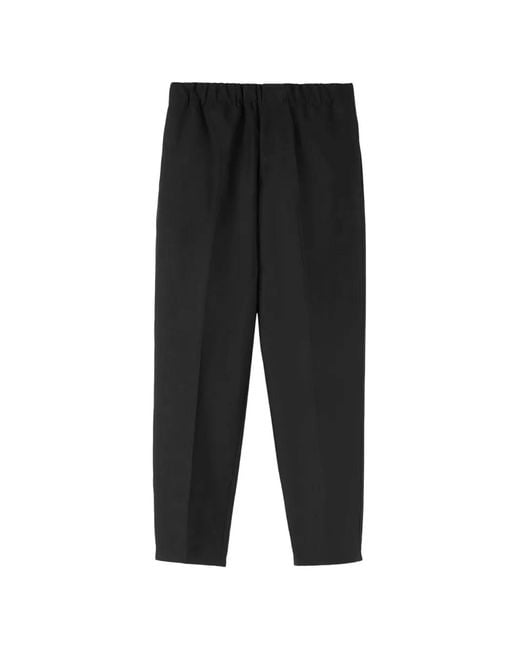 Jil Sander Black Elasticated Trousers for men