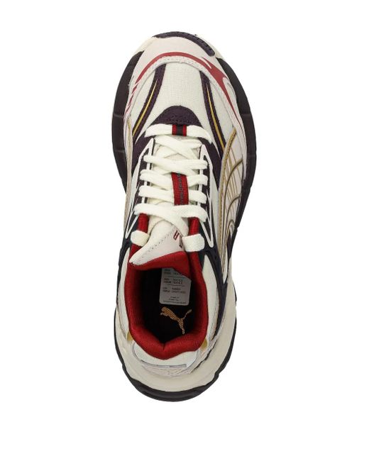 PUMA White Play Loud Velophasis Sneakers