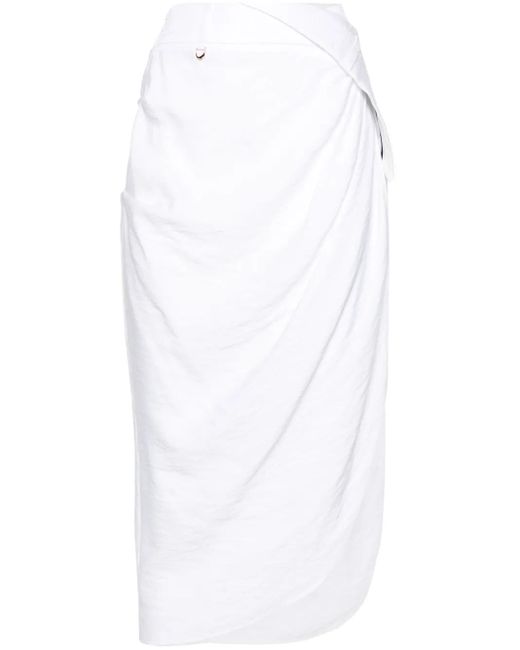 Jacquemus White La Jupe Saudade Skirt