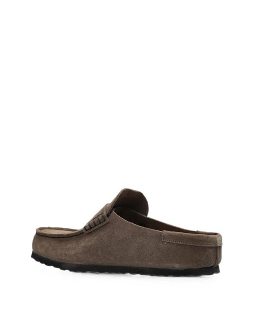 Birkenstock Brown Naples Suede Shoes