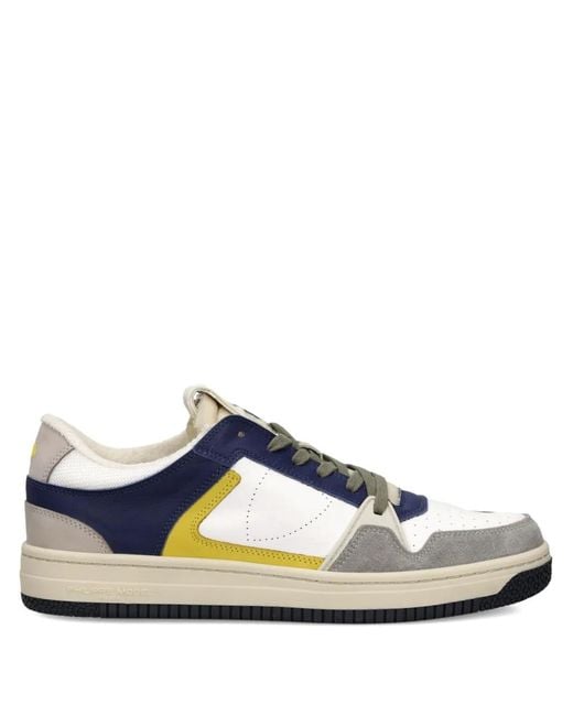 Philippe Model Blue Panelled Sneakers for men