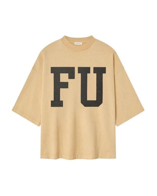 Fear Of God Natural Printed T-Shirt for men