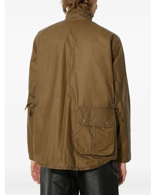 メンズ Barbour コーデュロイカラー ジャケット Brown