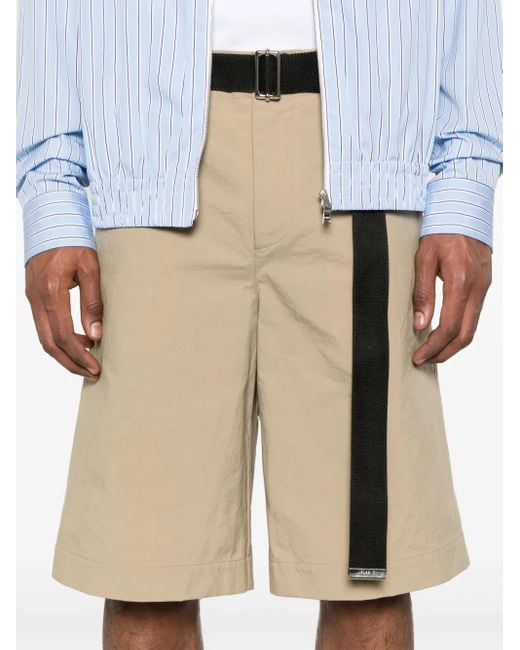 Bermudas De Algodón Plan C de hombre de color Natural