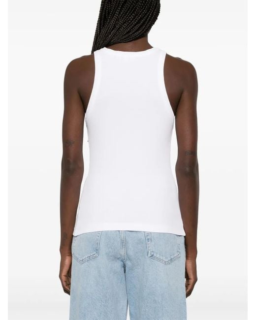 Agolde Rayne Tanktop in het White