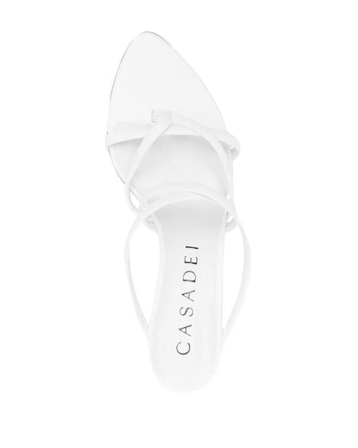 Casadei White Lucrezia Sandals