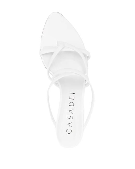 Casadei White Lucrezia Sandals