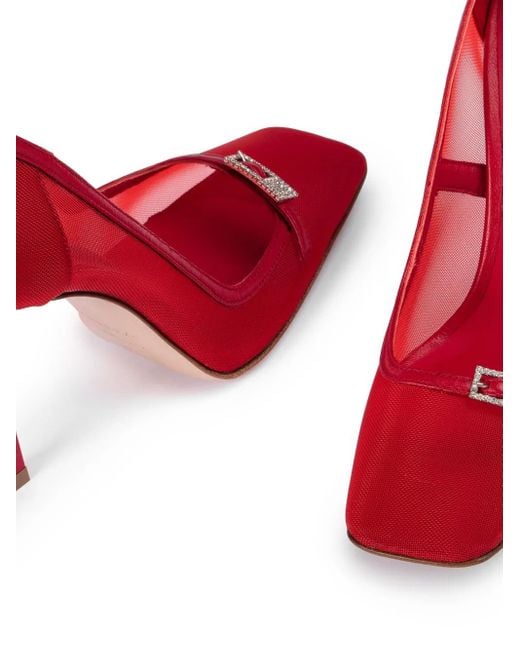 Le Silla Red 100Mm Vittoria Pumps