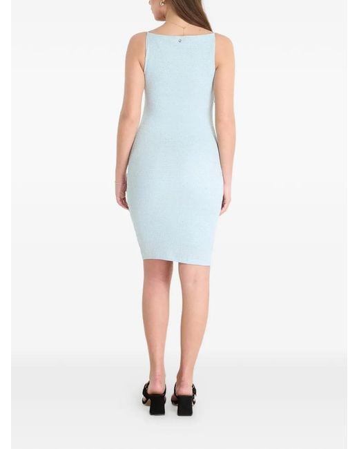 Guess Blue Rhinestone-Embellished Dress