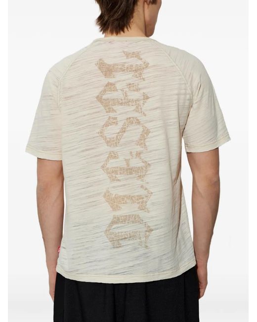 DIESEL Pink T-Shirt 'T-Jalo-A' for men