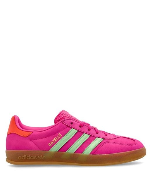 Adidas Pink Gazelle Suede Sneakers