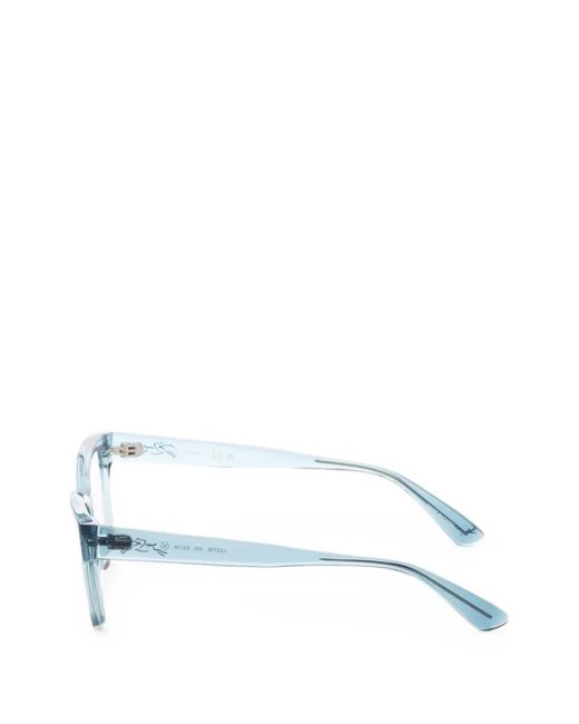 Longchamp Blue Transparent Cat-Eye Glasses