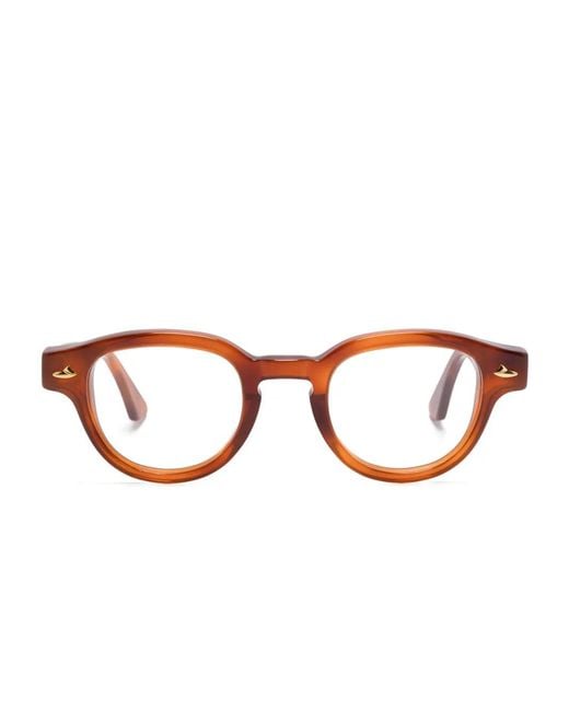 Occhiali Sei E Mezzo di Sestini Eyewear in Brown