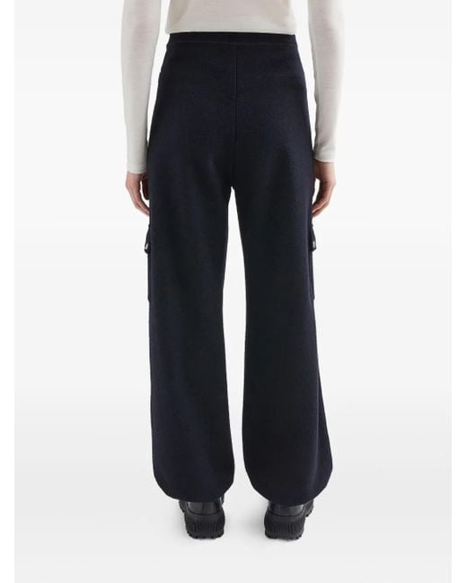 Jil Sander フェルト パンツ Blue