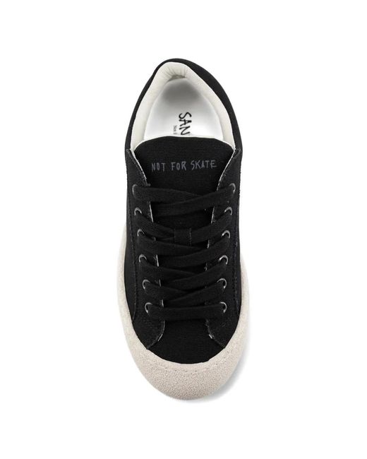 Santha Black Kaouki Platform Sneakers