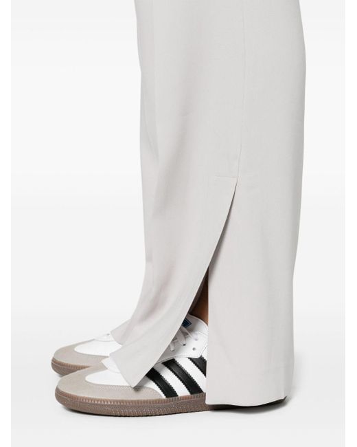 Liu Jo White Tailored Straight-leg Trousers