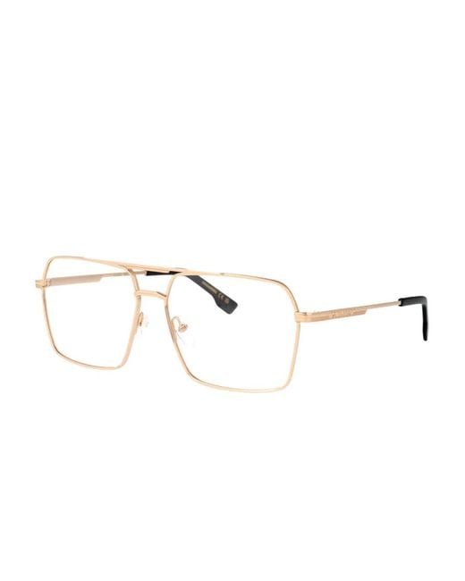DSquared² Natural D2 Square-Frame Glasses for men