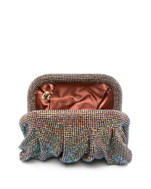 Benedetta Bruzziches Brown Chain Embellished Tote Bag