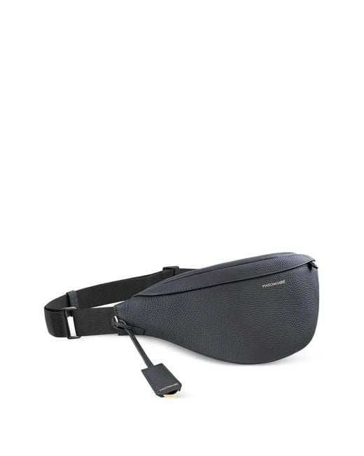 Maison De Sabre Gray The Sling Leather Belt Bag