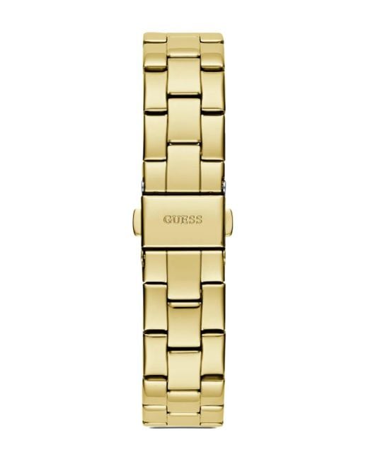 Guess Metallic Tri Plaque Quartz 34Mm