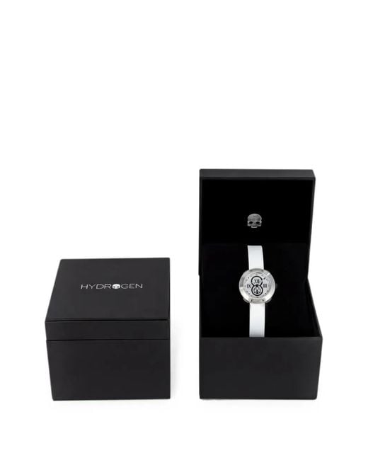 Hydrogen Gray Vista Roman 29Mm Skull-Motif Watch