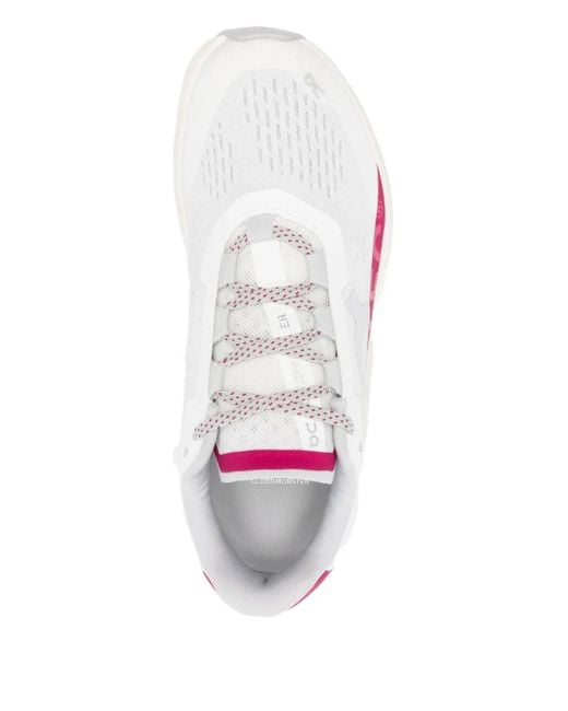 On Shoes Pink Cloudmster Sneakers