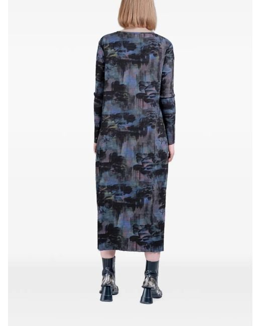 Henrik Vibskov Blue Carry O Mushroom-Print Dress