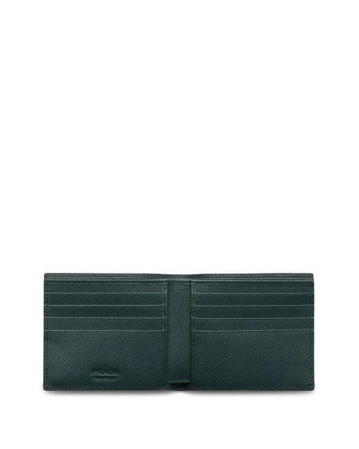 Prada Green Textured Leather Wallet for men