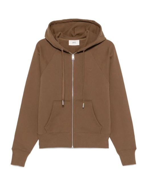 AMI Ami De Coeur パーカー Brown