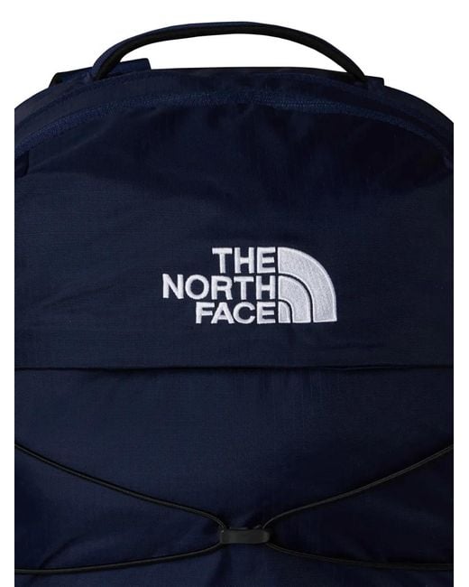 The North Face Blue Logo-Detail Backpack