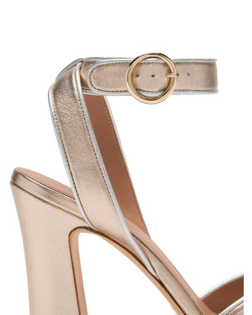 Malone Souliers Natural Rudi Round-Toe Sandals