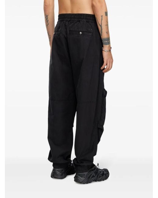 Pantaloni P-Beeck Affusolati di DIESEL in Black da Uomo